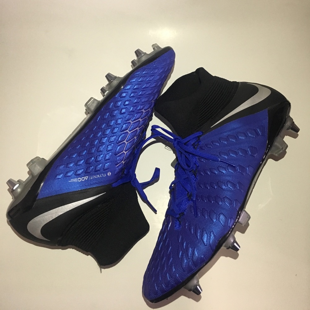 Nike Hypervenom Phantom 3 Elite DF SG Blue ACC